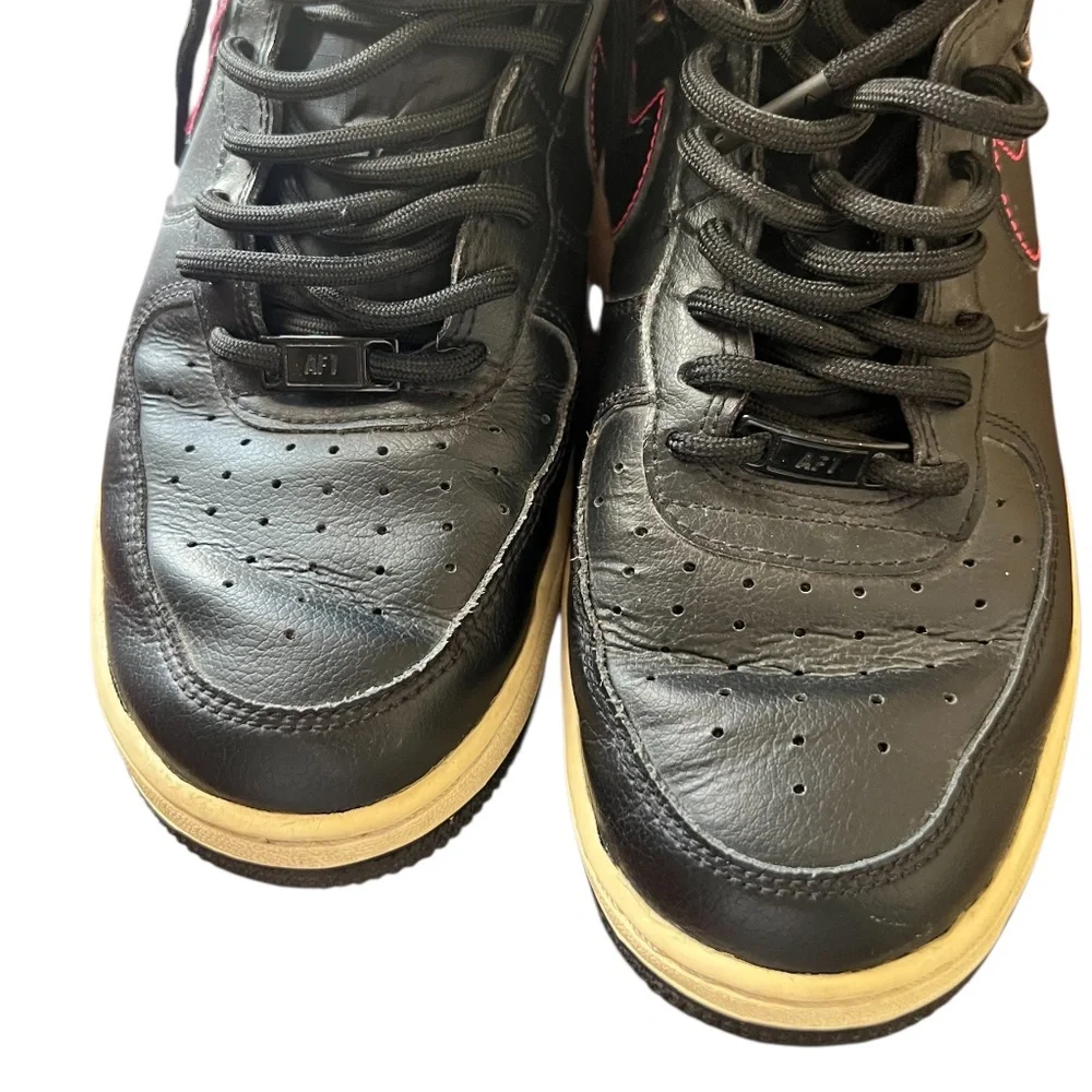 Nike‎ Air Force 1 Retro High Top Black Floral Men’s Size 8.5